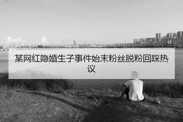 某网红隐婚生子事件始末粉丝脱粉回踩热议